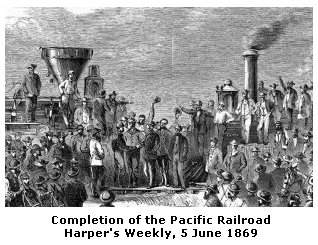 Completion of the Pacific Railroad